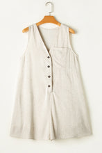 Load image into Gallery viewer, V-Neck Sleeveless Romper
