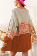 Load image into Gallery viewer, Pompom Color Block Open Front Cardigan