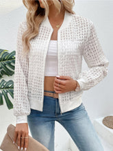 Load image into Gallery viewer, Zip Up Long Sleeve Jacket