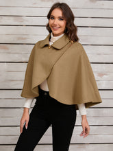 Load image into Gallery viewer, Collared Neck Cropped Cape