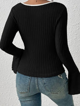Load image into Gallery viewer, Scoop Neck Long Sleeve T-Shirt