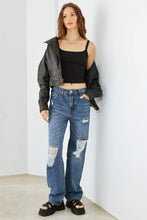 Load image into Gallery viewer, HAMMER COLLECTION Distressed High Waist Jeans