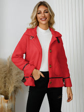 Load image into Gallery viewer, Pocketed Button Down Collared Neck Jacket