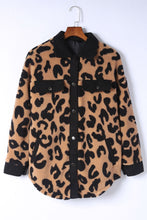 Load image into Gallery viewer, Leopard Button Up Long Sleeve Jacket