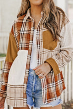 Load image into Gallery viewer, Plaid Button Up Long Sleeve Shacket