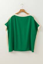 Load image into Gallery viewer, Boat Neck Half Sleeve Blouse
