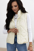 Load image into Gallery viewer, Snap Down Texture Vest Coat with Pockets