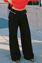 Load image into Gallery viewer, Wide Leg Jeans with Pockets