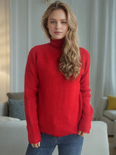 Load image into Gallery viewer, Turtleneck Long Sleeve Sweater