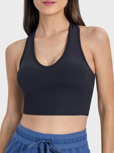 Load image into Gallery viewer, Scoop Neck Wide Strap Active Tank