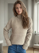 Load image into Gallery viewer, Turtleneck Long Sleeve Sweater