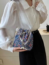 Load image into Gallery viewer, Printed Chain Bucket Bag