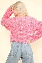 Load image into Gallery viewer, VERY J Shaggy Yarn Knit Zip Up Jacket