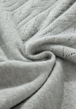 Load image into Gallery viewer, Openwork Button Down Long Sleeve Cardigan