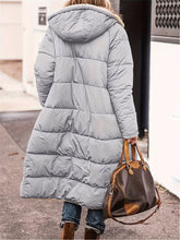 Load image into Gallery viewer, Full Size Zip Up Sherpa Hooded Coat