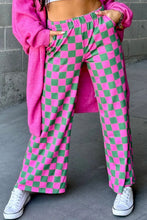 Load image into Gallery viewer, Checkered Wide Leg Pants
