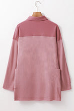 Load image into Gallery viewer, Half Button Long Sleeve Top