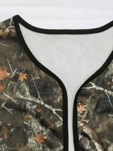 Load image into Gallery viewer, Perfee Printed Open Front Long Sleeve Jacket