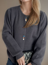 Load image into Gallery viewer, Button Down Long Sleeve Cardigan with Pockets