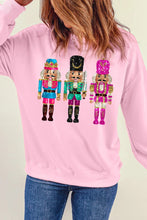 Load image into Gallery viewer, Nutcracker Round Neck Long Sleeve Sweatshirt