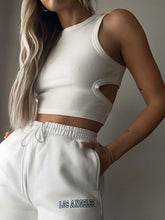 Load image into Gallery viewer, Cutout Round Neck Tank