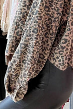 Load image into Gallery viewer, Leopard Button Down Long Sleeve Jacket
