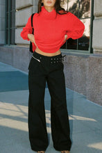 Load image into Gallery viewer, Wide Leg Jeans with Pockets