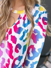Load image into Gallery viewer, Cutout Round Neck Long Sleeve T-Shirt