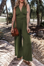 Load image into Gallery viewer, V-Neck Sleeveless Wide Leg Jumpsuit