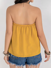 Load image into Gallery viewer, Embroidered Tube Sleeveless Top