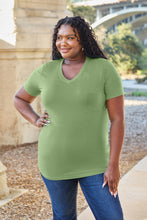 Load image into Gallery viewer, Basic Bae Bamboo Full Size  V-Neck Short Sleeve T-Shirt