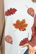 Load image into Gallery viewer, Maple Leaf Round Neck Long Sleeve T-Shirt