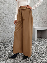 Load image into Gallery viewer, Tied High Waist Wide Leg Pants