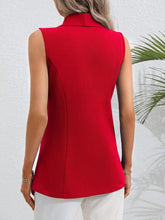 Load image into Gallery viewer, One Button Collared Neck Vest