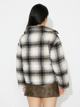 Load image into Gallery viewer, Plaid Zip Up Long Sleeve Jacket
