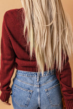 Load image into Gallery viewer, Cable-Knit Button Down V-Neck Cardigan