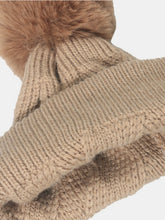Load image into Gallery viewer, Roll Rim Hat with Pompom