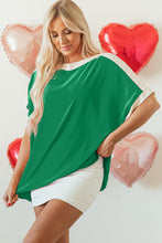 Load image into Gallery viewer, Boat Neck Half Sleeve Blouse