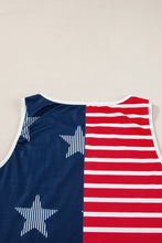 Load image into Gallery viewer, US Flag Round Neck Tank