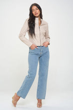 Load image into Gallery viewer, Coalition LA Zip Up Vegan Moto Jacket