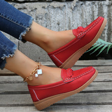Load image into Gallery viewer, Weave Wedge Heeled Loafers