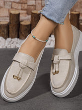 Load image into Gallery viewer, Round Toe Flat Slip-Ons