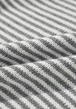 Load image into Gallery viewer, Striped Round Neck Dropped Shoulder Sweater