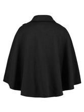 Load image into Gallery viewer, Collared Neck Cropped Cape