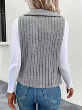 Load image into Gallery viewer, Open Front Fuzzy Vest Coat