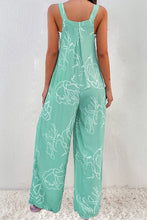 Load image into Gallery viewer, Printed Wide Strap Jumpsuit