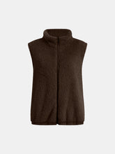 Load image into Gallery viewer, Full Size Fuzzy Zip Up Vest Coat with Pockets