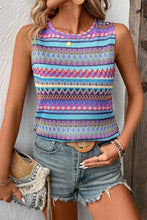 Load image into Gallery viewer, Contrast Round Neck Tank