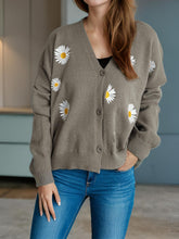 Load image into Gallery viewer, Daisy Button Up V-Neck Cardigan