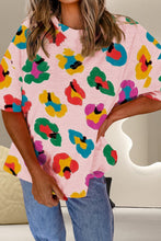 Load image into Gallery viewer, Printed Round Neck Half Sleeve Top